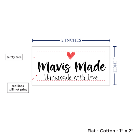 PPLR_HIDDEN_PRODUCT Simple Heart (2"x1"-Cotton)
