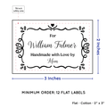 PPLR_HIDDEN_PRODUCT Swirl Accent Border (2"x3" Cotton - 12 labels/set)