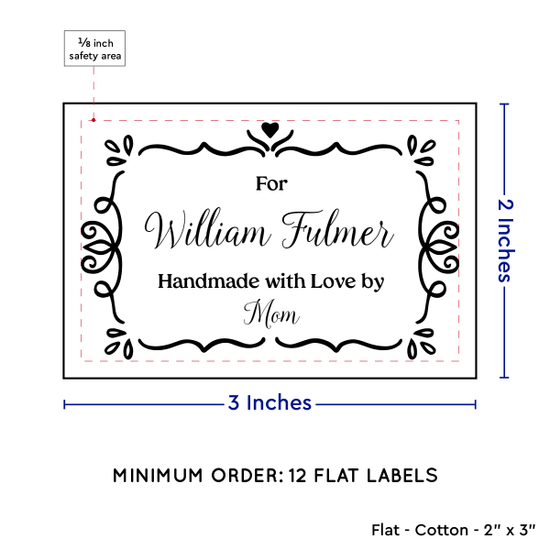 PPLR_HIDDEN_PRODUCT Swirl Accent Border (2"x3" Cotton - 12 labels/set)