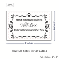 PPLR_HIDDEN_PRODUCT Swirl Accent Border (2"x3" Cotton - 12 labels/set)