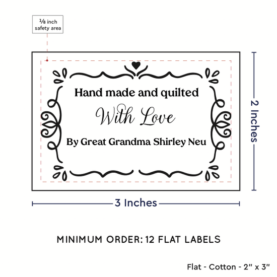 PPLR_HIDDEN_PRODUCT Swirl Accent Border (2"x3" Cotton - 12 labels/set)