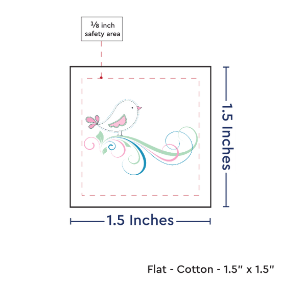 PPLR_HIDDEN_PRODUCT Print your Logo or Image on FLAT Cotton Tags