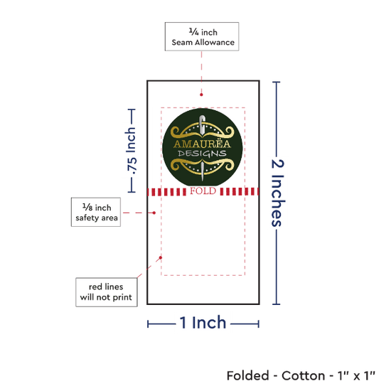 PPLR_HIDDEN_PRODUCT Print Your Logo or Image on FOLDED Cotton Tags