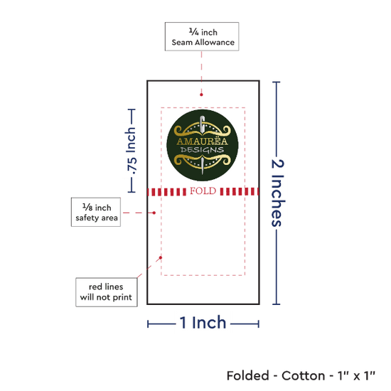 PPLR_HIDDEN_PRODUCT Print Your Logo or Image on FOLDED Cotton Tags