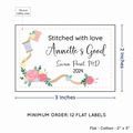 PPLR_HIDDEN_PRODUCT Thread and Flowers (2"x3" Cotton - 12 labels/set)