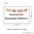PPLR_HIDDEN_PRODUCT Colorful Banner (2"x3" Cotton - 12 labels/set)