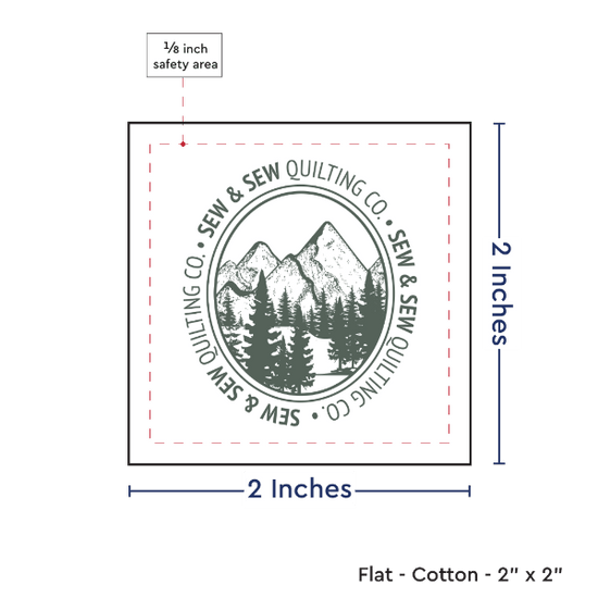 PPLR_HIDDEN_PRODUCT Print your Logo or Image on FLAT Cotton Tags