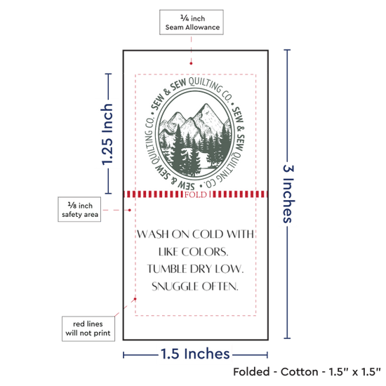 PPLR_HIDDEN_PRODUCT Print Your Logo or Image on FOLDED Cotton Tags