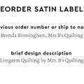 PPLR_HIDDEN_PRODUCT Reorder Previous Label Design - SATIN