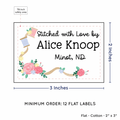 PPLR_HIDDEN_PRODUCT Thread and Flowers (2"x3" Cotton - 12 labels/set)