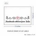 PPLR_HIDDEN_PRODUCT Double Heart Quote (2"x3" Cotton - 12 labels/set)