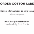 PPLR_HIDDEN_PRODUCT Reorder Previous Label Design - COTTON