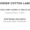 PPLR_HIDDEN_PRODUCT Reorder Previous Label Design - COTTON