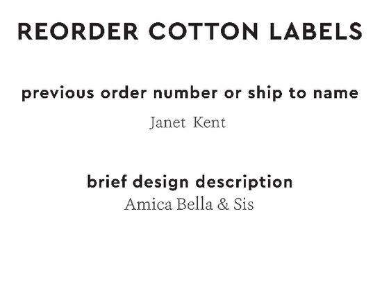 PPLR_HIDDEN_PRODUCT Reorder Previous Label Design - COTTON