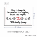 PPLR_HIDDEN_PRODUCT Double Heart Quote (2"x3" Cotton - 12 labels/set)