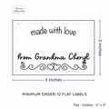 PPLR_HIDDEN_PRODUCT Double Heart Border (2"x3" Cotton - 12 labels/set)