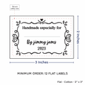 PPLR_HIDDEN_PRODUCT Swirl Accent Border with Fill in Blanks (2"x3" Cotton - 12 labels/set)