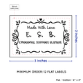 PPLR_HIDDEN_PRODUCT Swirl Accent Border (2"x3" Cotton - 12 labels/set)