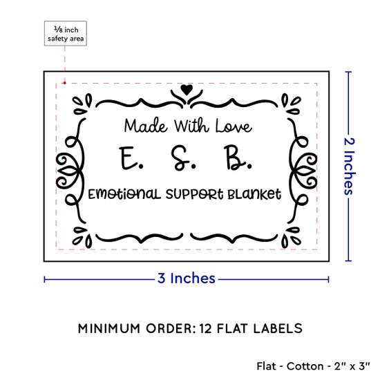 PPLR_HIDDEN_PRODUCT Swirl Accent Border (2"x3" Cotton - 12 labels/set)