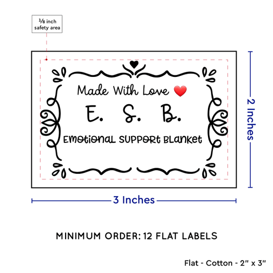 PPLR_HIDDEN_PRODUCT Swirl Accent Border (2"x3" Cotton - 12 labels/set)