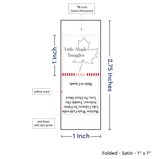 PPLR_HIDDEN_PRODUCT Print Your Logo/Image on Satin Tags (1" wide - Satin)