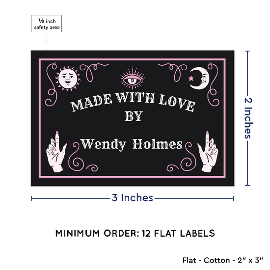 PPLR_HIDDEN_PRODUCT Spirit Board (2"x3" Cotton - 12 labels/set)