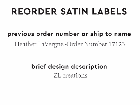 PPLR_HIDDEN_PRODUCT Reorder Previous Label Design - SATIN