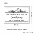 PPLR_HIDDEN_PRODUCT Winter Bird (2"x3" Cotton - 12 labels/set)
