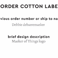 PPLR_HIDDEN_PRODUCT Reorder Previous Label Design - COTTON
