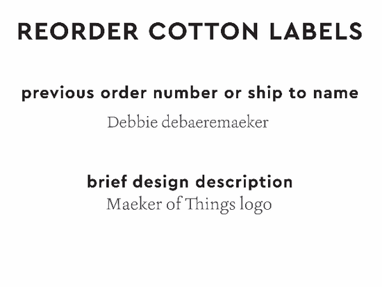 PPLR_HIDDEN_PRODUCT Reorder Previous Label Design - COTTON
