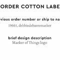 PPLR_HIDDEN_PRODUCT Reorder Previous Label Design - COTTON