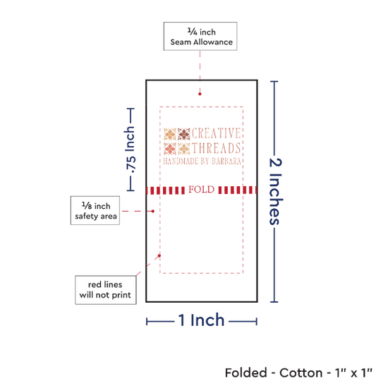 PPLR_HIDDEN_PRODUCT Print Your Logo or Image on FOLDED Cotton Tags