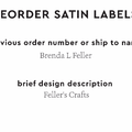 PPLR_HIDDEN_PRODUCT Reorder Previous Label Design - SATIN
