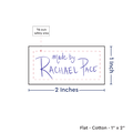 PPLR_HIDDEN_PRODUCT Print your Logo or Image on FLAT Cotton Tags