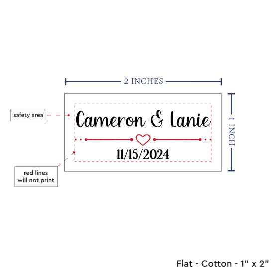PPLR_HIDDEN_PRODUCT Modern Heart (2"x1"-Cotton)