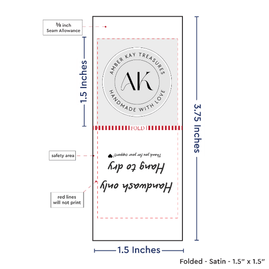PPLR_HIDDEN_PRODUCT Print your logo/Image on Satin Tags (1.5" wide - Satin)