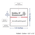 PPLR_HIDDEN_PRODUCT Print Your Logo or Image on FOLDED Cotton Tags