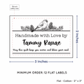 PPLR_HIDDEN_PRODUCT Winter Bird (2"x3" Cotton - 12 labels/set)