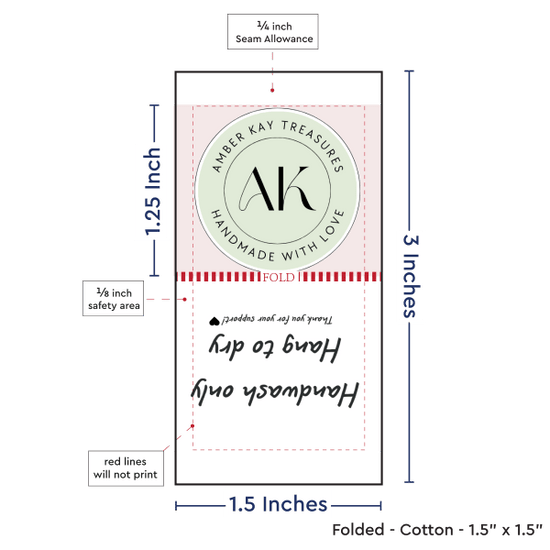 PPLR_HIDDEN_PRODUCT Print Your Logo or Image on FOLDED Cotton Tags