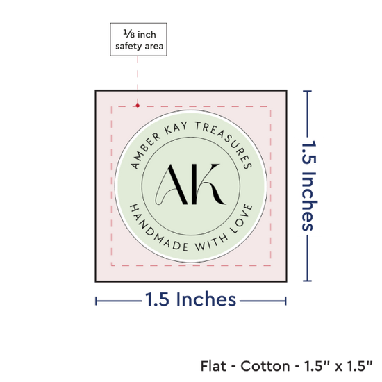 PPLR_HIDDEN_PRODUCT Print your Logo or Image on FLAT Cotton Tags