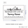 PPLR_HIDDEN_PRODUCT Winter Bird (2"x3" Cotton - 12 labels/set)