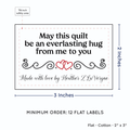 PPLR_HIDDEN_PRODUCT Double Heart Quote (2"x3" Cotton - 12 labels/set)