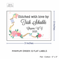 PPLR_HIDDEN_PRODUCT Thread and Flowers (2"x3" Cotton - 12 labels/set)