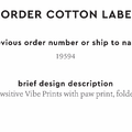 PPLR_HIDDEN_PRODUCT Reorder Previous Label Design - COTTON