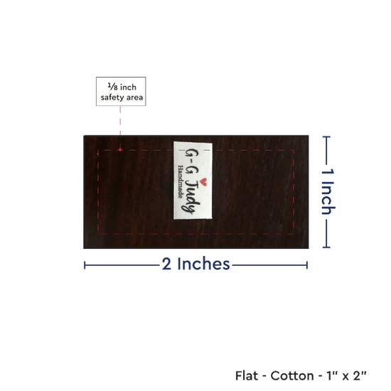 PPLR_HIDDEN_PRODUCT Print your Logo or Image on FLAT Cotton Tags