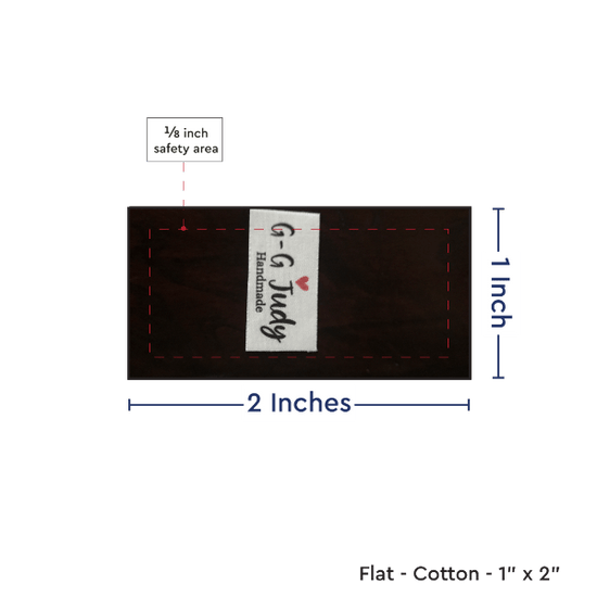 PPLR_HIDDEN_PRODUCT Print your Logo or Image on FLAT Cotton Tags