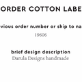 PPLR_HIDDEN_PRODUCT Reorder Previous Label Design - COTTON
