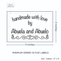 PPLR_HIDDEN_PRODUCT Double Heart Border (2"x3" Cotton - 12 labels/set)