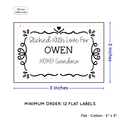 PPLR_HIDDEN_PRODUCT Swirl Accent Border (2"x3" Cotton - 12 labels/set)