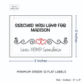 PPLR_HIDDEN_PRODUCT Double Heart Quote (2"x3" Cotton - 12 labels/set)